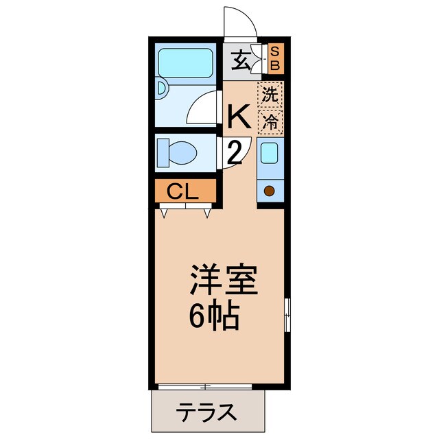 間取り図 横須賀線/保土ケ谷駅 徒歩10分 1階 築14年