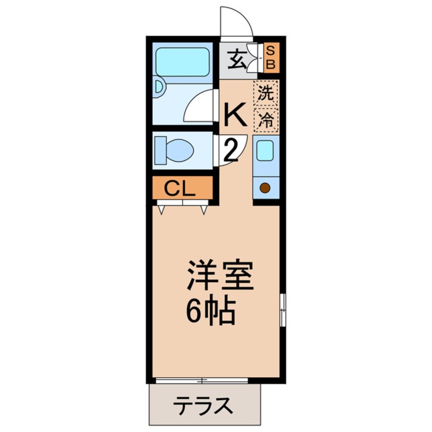 間取図 横須賀線/保土ケ谷駅 徒歩10分 1階 築14年