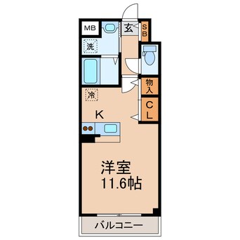 間取図 東海道本線（首都圏）/横浜駅 徒歩10分 4階 築14年