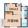 相鉄本線/星川駅 徒歩10分 2階 築15年 1DKの間取り