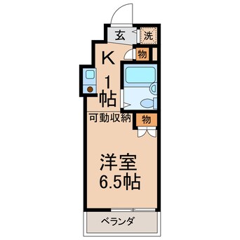 間取図 相鉄本線/和田町駅 徒歩15分 2階 築32年