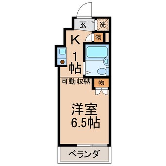 間取図 相鉄本線/和田町駅 徒歩15分 3階 築32年