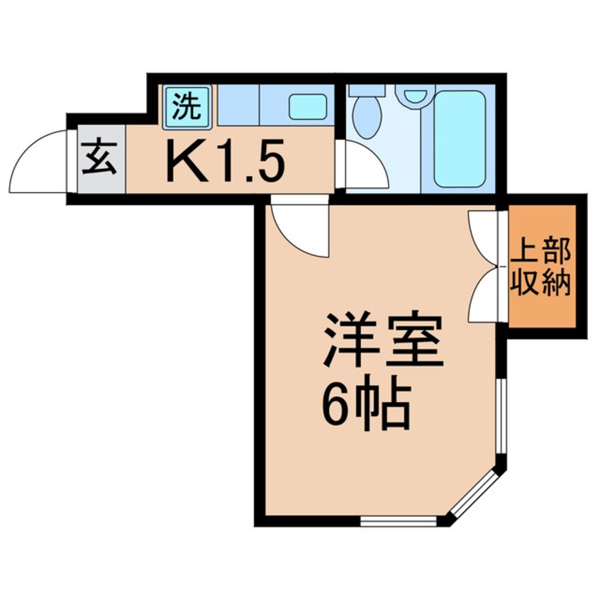 間取図 相鉄本線/和田町駅 徒歩10分 2階 築31年