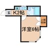 相鉄本線/和田町駅 徒歩10分 1階 築31年 1Kの間取り