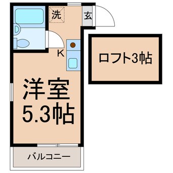 間取図 横須賀線/保土ケ谷駅 徒歩8分 1階 築17年