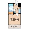 相鉄本線/和田町駅 徒歩14分 3階 築29年 1Kの間取り