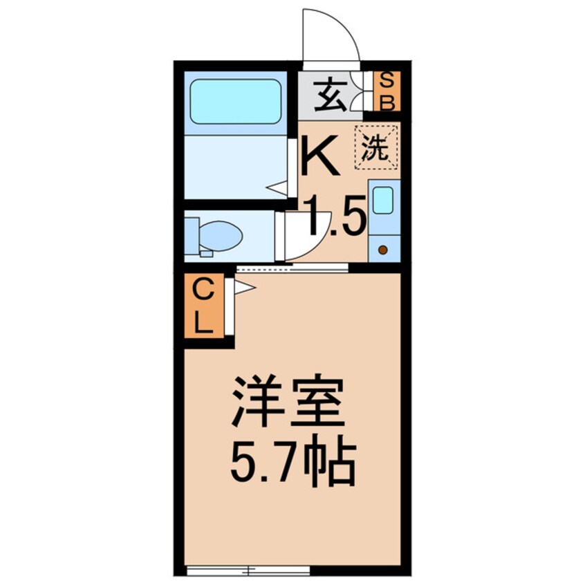 間取図 横須賀線/保土ケ谷駅 徒歩17分 1階 築15年