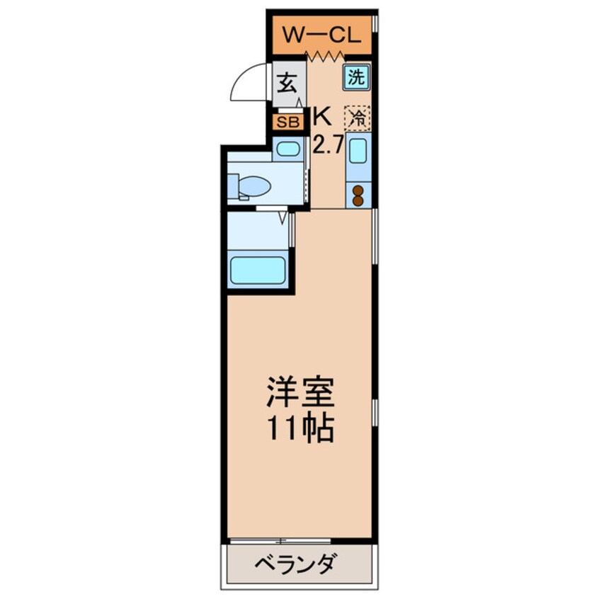 間取図 京急本線・久里浜線/南太田駅 徒歩5分 3階 築13年