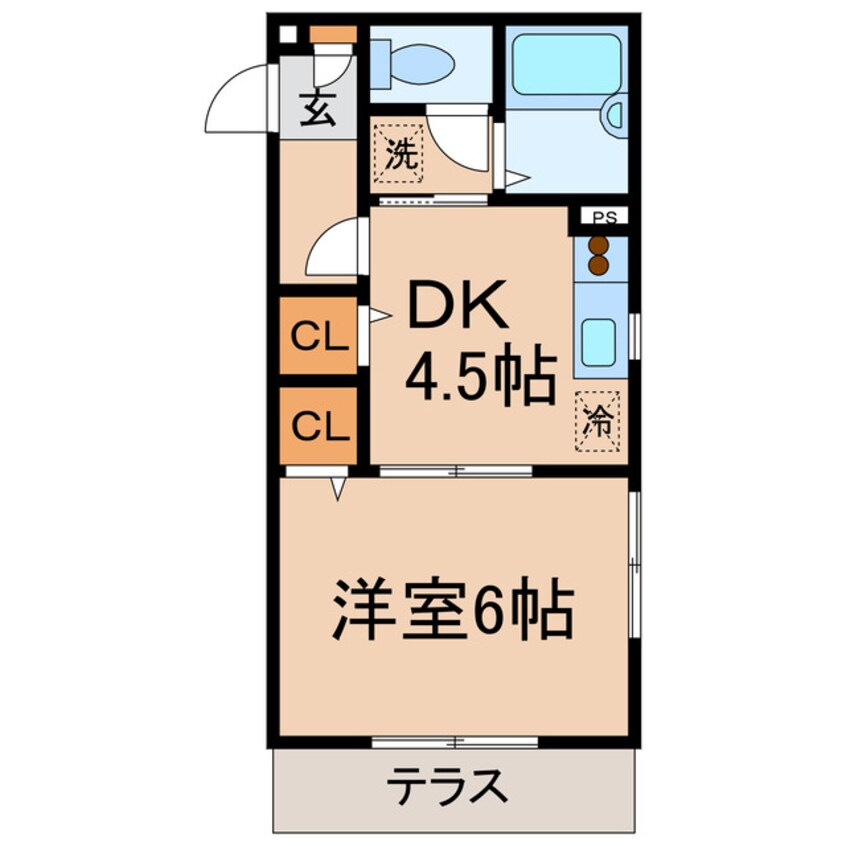 間取図 横須賀線/保土ケ谷駅 徒歩3分 1階 築22年