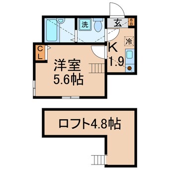 間取図 横須賀線/保土ケ谷駅 徒歩10分 2階 築13年