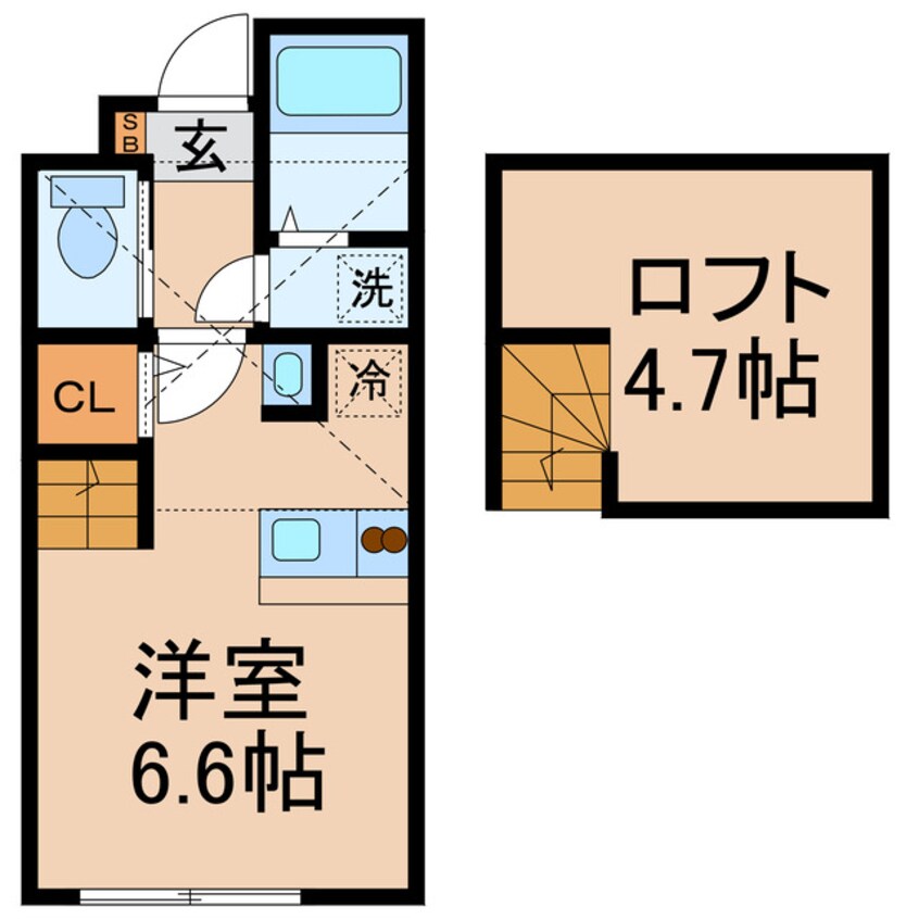 間取図 相鉄本線/星川駅 徒歩11分 1階 築12年