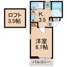 相鉄本線/西横浜駅 徒歩4分 3階 築12年 1Kの間取り