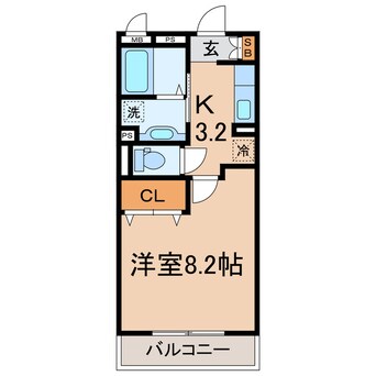 間取図 横須賀線/保土ケ谷駅 徒歩3分 1階 築12年