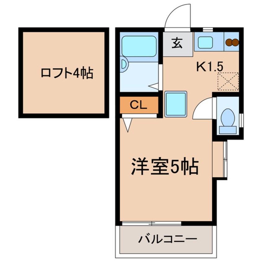 間取図 相鉄本線/和田町駅 徒歩9分 2階 築17年