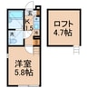 相鉄本線/上星川駅 徒歩17分 2階 築13年 1Kの間取り