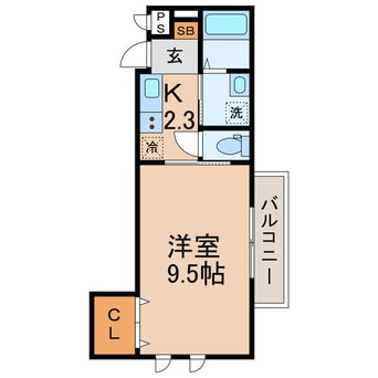 間取図 相鉄本線/星川駅 徒歩9分 2階 築13年