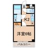 相鉄本線/西横浜駅 徒歩5分 2階 築12年 1Kの間取り