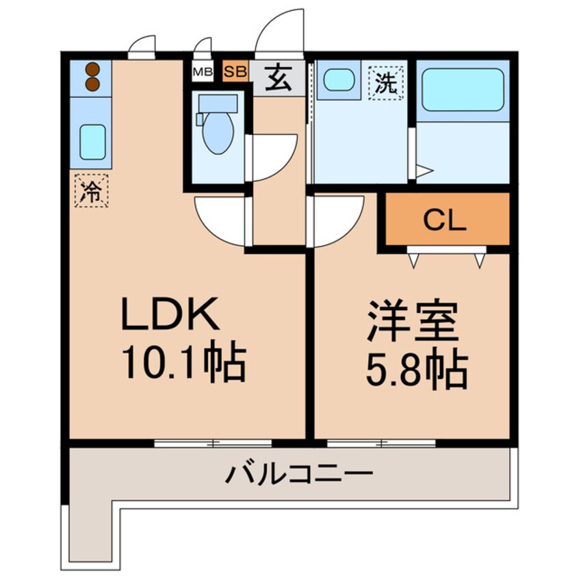 間取図 相鉄本線/上星川駅 徒歩5分 3階 築10年