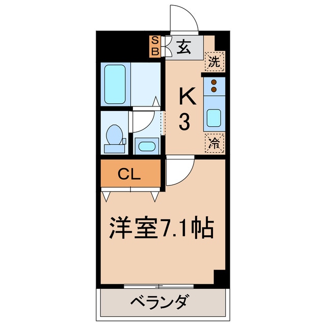 間取り図 相鉄本線/和田町駅 徒歩1分 1階 築23年
