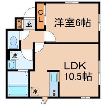 間取図 横須賀線/保土ケ谷駅 徒歩20分 1階 築11年