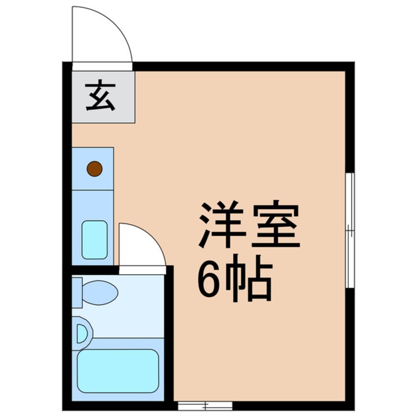 間取図 横須賀線/保土ケ谷駅 徒歩9分 1階 築35年