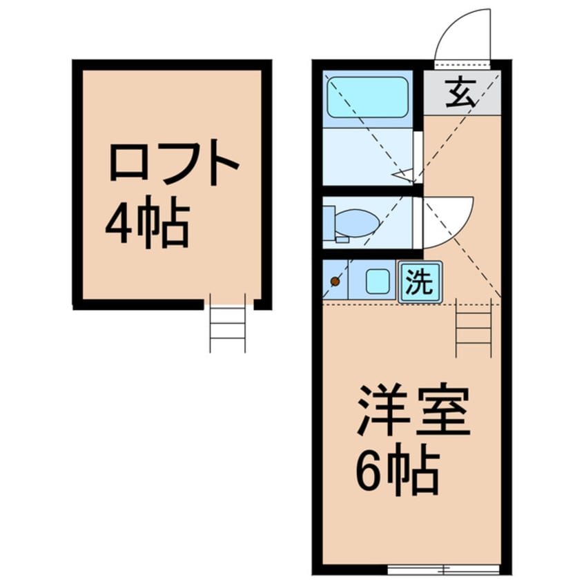 間取図 相鉄本線/星川駅 徒歩10分 2階 築9年