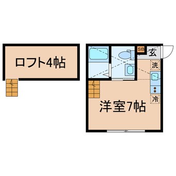 間取図 横須賀線/保土ケ谷駅 徒歩10分 1階 築10年