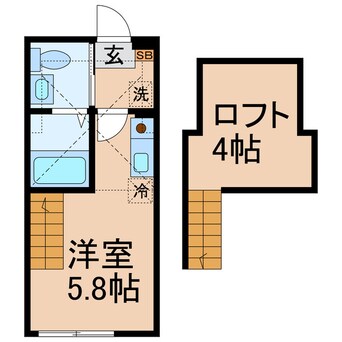 間取図 相鉄本線/和田町駅 徒歩8分 1階 築9年