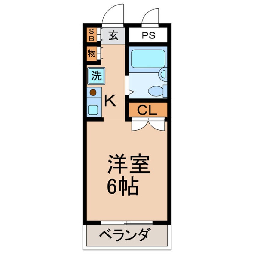 間取図 横須賀線/東戸塚駅 徒歩20分 4階 築32年