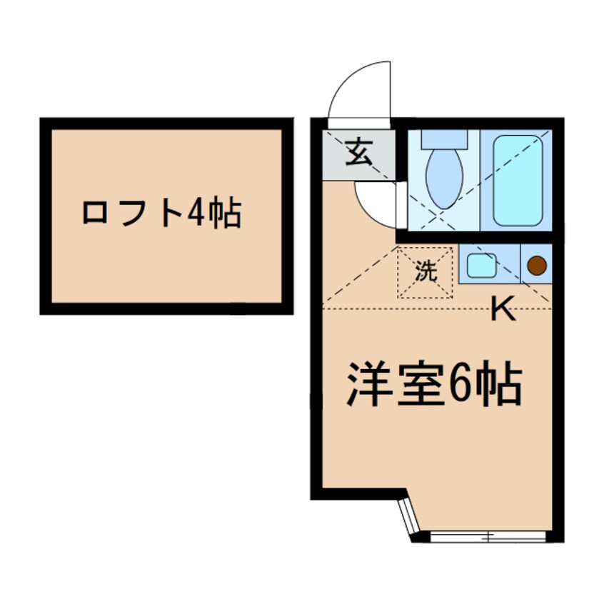 間取図 横須賀線/保土ケ谷駅 徒歩10分 2階 築7年