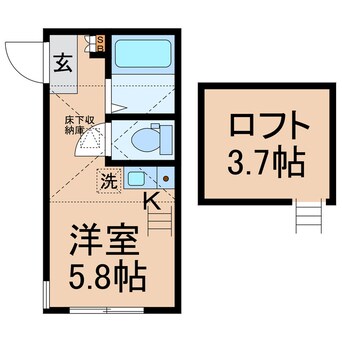 間取図 横須賀線/保土ケ谷駅 徒歩9分 1階 築7年