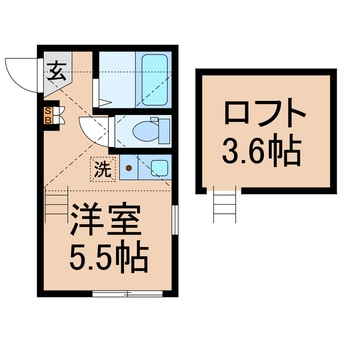 間取図 横須賀線/保土ケ谷駅 徒歩14分 2階 築8年
