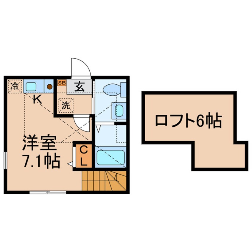 間取図 横須賀線/戸塚駅 徒歩14分 1階 築7年