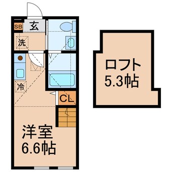 間取図 横浜市営地下鉄ブルーライン/三ツ沢下町駅 徒歩8分 2階 築7年