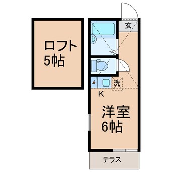 間取図 横須賀線/保土ケ谷駅 徒歩10分 1階 築7年