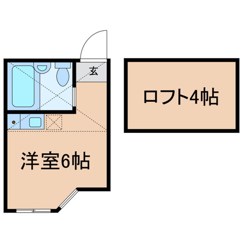 間取図 京急本線・久里浜線/南太田駅 徒歩10分 1階 築6年