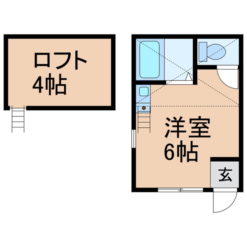 間取図 横須賀線/保土ケ谷駅 徒歩6分 1階 築8年