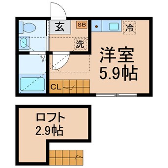 間取図 横浜市営地下鉄ブルーライン/三ツ沢上町駅 徒歩5分 2階 築6年