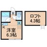 相鉄本線/和田町駅 徒歩9分 1階 築6年 1Rの間取り