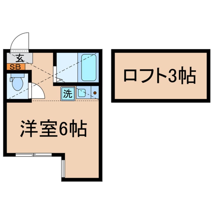 間取図 相鉄本線/和田町駅 徒歩10分 2階 築7年