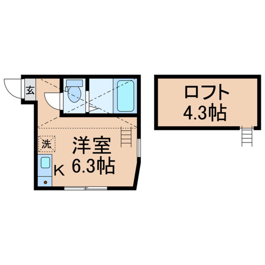 間取図 相鉄本線/上星川駅 徒歩8分 2階 築7年