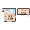 相鉄本線/上星川駅 徒歩8分 2階 築7年 1Rの間取り
