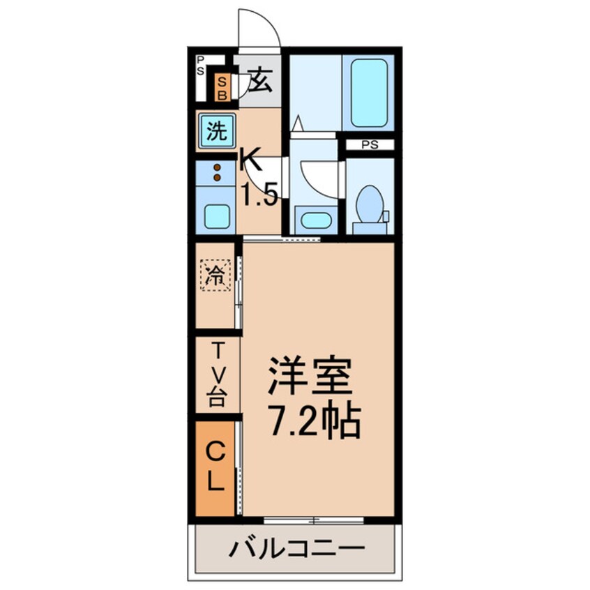 間取図 横須賀線/保土ケ谷駅 徒歩10分 1階 築7年