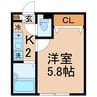 京急本線・久里浜線/戸部駅 徒歩7分 2階 築7年 1Kの間取り
