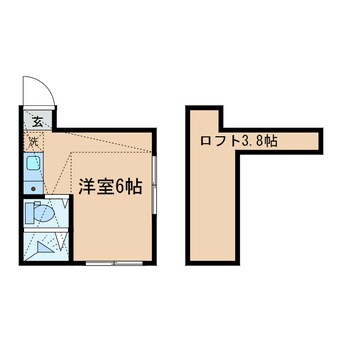 間取図 横須賀線/保土ケ谷駅 徒歩10分 2階 築5年