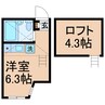 相鉄本線/上星川駅 徒歩10分 2階 築5年 1Rの間取り