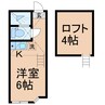 相鉄本線/和田町駅 徒歩3分 1階 築6年 1Rの間取り
