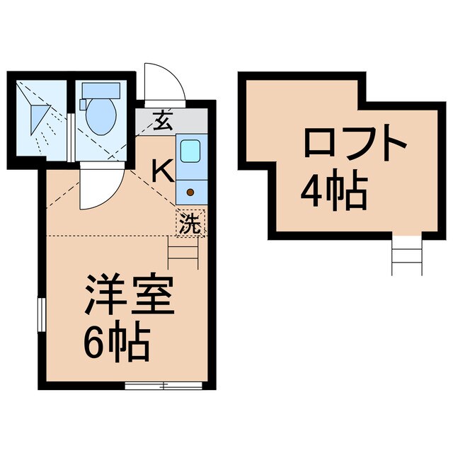 間取り図 相鉄本線/和田町駅 徒歩3分 2階 築6年