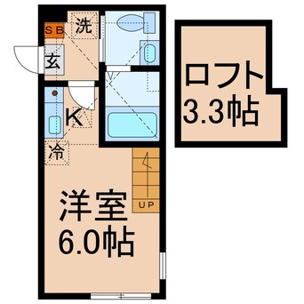 間取図 相鉄本線/西横浜駅 徒歩12分 1階 築5年