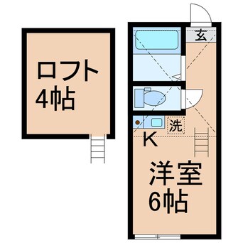 間取図 横須賀線/保土ケ谷駅 徒歩6分 1階 築6年